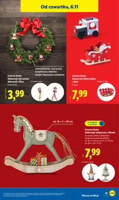 Lidl - gazetka promocyjna Katalog od poniedziałku 03.11 do piątku 07.11 - strona 45 Lidl - gazetka promocyjna Katalog od poniedziałku 03.11 do piątku 07.11 - strona 45