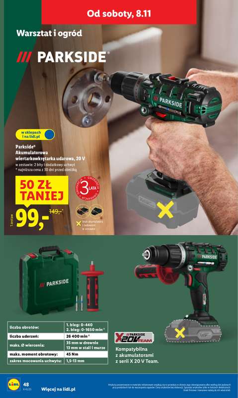 Lidl - gazetka promocyjna Katalog od poniedziałku 03.11 do piątku 07.11 - strona 52