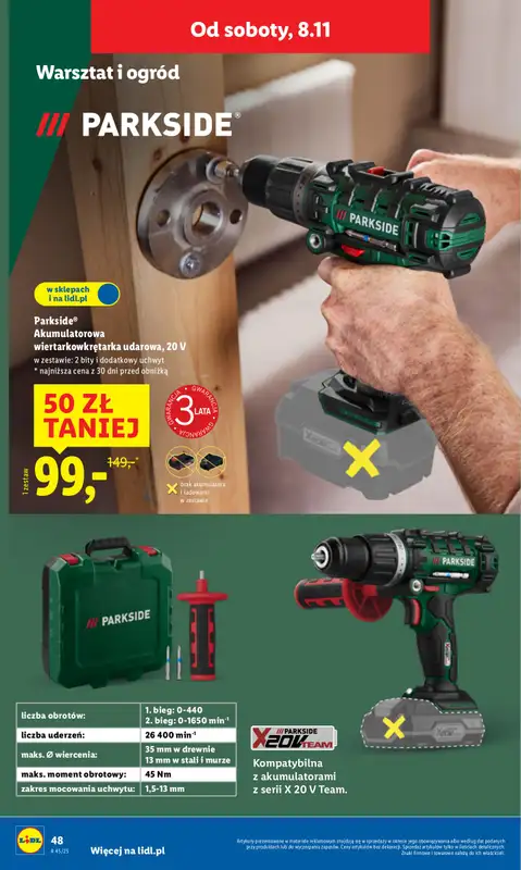 Lidl - gazetka promocyjna Katalog od poniedziałku 03.11 do soboty 08.11 - strona 52