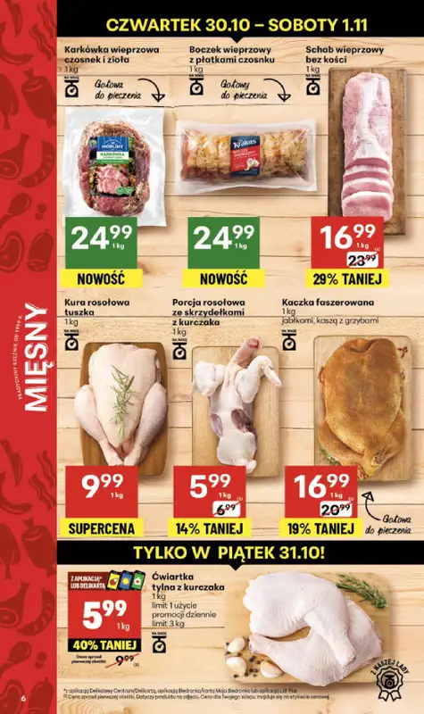 Delikatesy Centrum - gazetka promocyjna Gazetka  do środy 05.11 - strona 6 Delikatesy Centrum - gazetka promocyjna Gazetka  do środy 05.11 - strona 6
