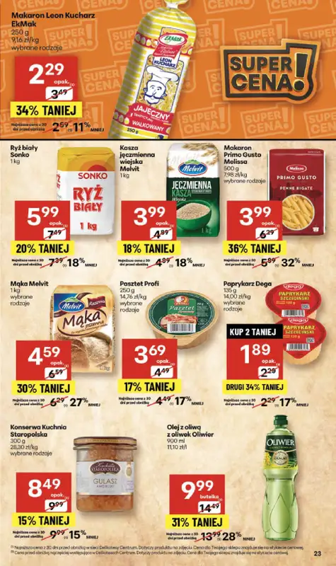 Delikatesy Centrum - gazetka promocyjna Gazetka  do środy 05.11 - strona 23 Delikatesy Centrum - gazetka promocyjna Gazetka  do środy 05.11 - strona 23
