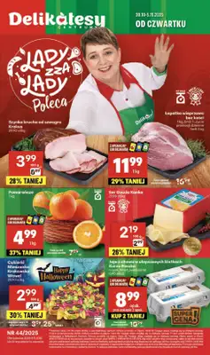 Delikatesy Centrum - gazetka promocyjna Gazetka  do środy 05.11 Delikatesy Centrum - gazetka promocyjna Gazetka  do środy 05.11