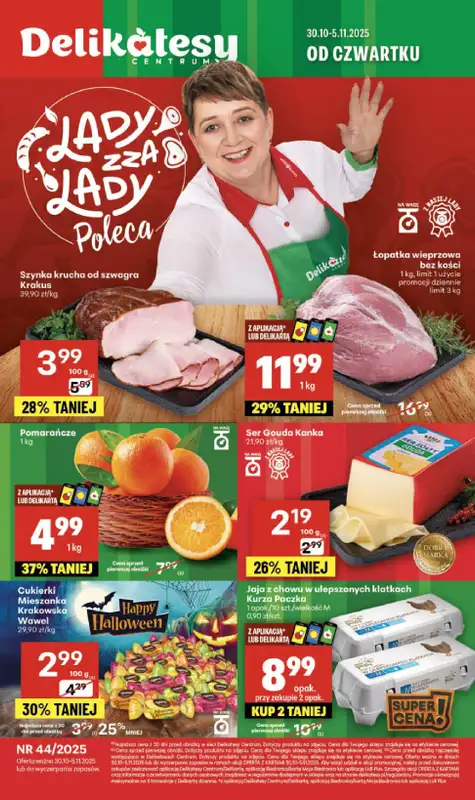 Delikatesy Centrum - gazetka promocyjna Gazetka  do środy 05.11 Delikatesy Centrum - gazetka promocyjna Gazetka  do środy 05.11