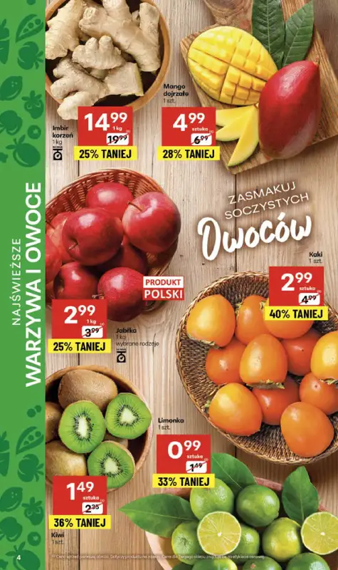 Delikatesy Centrum - gazetka promocyjna Gazetka  do środy 05.11 - strona 4 Delikatesy Centrum - gazetka promocyjna Gazetka  do środy 05.11 - strona 4