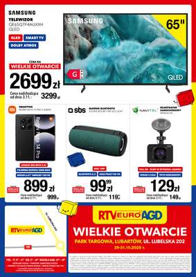RTV EURO AGD - gazetka promocyjna WIELKIE OTWARCIE! LUBARTÓW od środy 29.10 do piątku 31.10 - strona 8