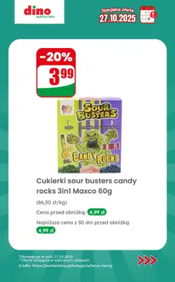 Dino - gazetka promocyjna Specjalna oferta na 27.10.2025 - promocje spoza gazetki od poniedziałku 27.10 do poniedziałku 27.10 - strona 10 Dino - gazetka promocyjna Specjalna oferta na 27.10.2025 - promocje spoza gazetki od poniedziałku 27.10 do poniedziałku 27.10 - strona 10