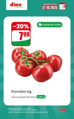 Dino - gazetka promocyjna Specjalna oferta na 27.10.2025 - promocje spoza gazetki od poniedziałku 27.10 do poniedziałku 27.10 - strona 6 Dino - gazetka promocyjna Specjalna oferta na 27.10.2025 - promocje spoza gazetki od poniedziałku 27.10 do poniedziałku 27.10 - strona 6