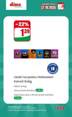 Dino - gazetka promocyjna Specjalna oferta na 27.10.2025 - promocje spoza gazetki od poniedziałku 27.10 do poniedziałku 27.10 - strona 8 Dino - gazetka promocyjna Specjalna oferta na 27.10.2025 - promocje spoza gazetki od poniedziałku 27.10 do poniedziałku 27.10 - strona 8