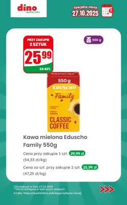 Dino - gazetka promocyjna Specjalna oferta na 27.10.2025 - promocje spoza gazetki od poniedziałku 27.10 do poniedziałku 27.10 - strona 7 Dino - gazetka promocyjna Specjalna oferta na 27.10.2025 - promocje spoza gazetki od poniedziałku 27.10 do poniedziałku 27.10 - strona 7
