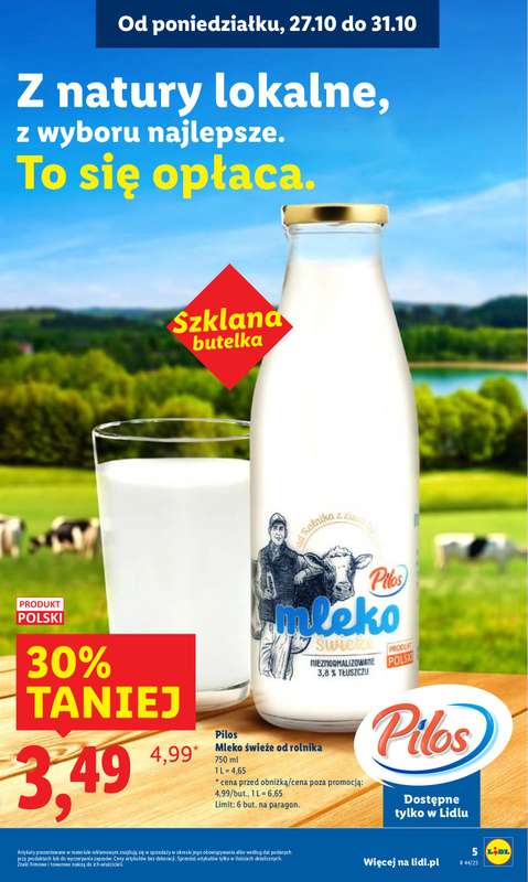 Lidl - gazetka promocyjna Oferta od poniedziałku od poniedziałku 27.10 do środy 29.10 - strona 5 Lidl - gazetka promocyjna Oferta od poniedziałku od poniedziałku 27.10 do środy 29.10 - strona 5