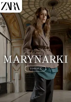 Zara - gazetka promocyjna Marynarki damskie od poniedziałku 27.10  Zara - gazetka promocyjna Marynarki damskie od poniedziałku 27.10