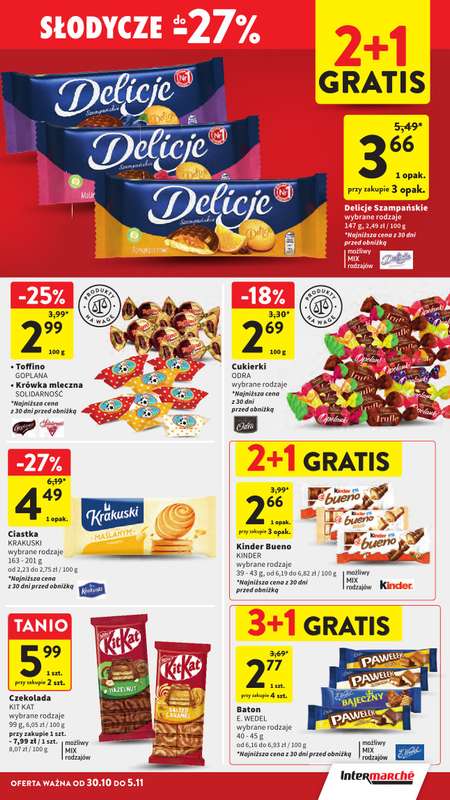 Intermarche - gazetka promocyjna Gazetka od czwartku 30.10 do 艣rody 05.11 - strona 33 Intermarche - gazetka promocyjna Gazetka od czwartku 30.10 do 艣rody 05.11 - strona 33