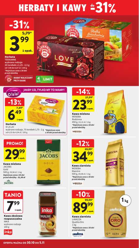 Intermarche - gazetka promocyjna Gazetka od czwartku 30.10 do 艣rody 05.11 - strona 32 Intermarche - gazetka promocyjna Gazetka od czwartku 30.10 do 艣rody 05.11 - strona 32
