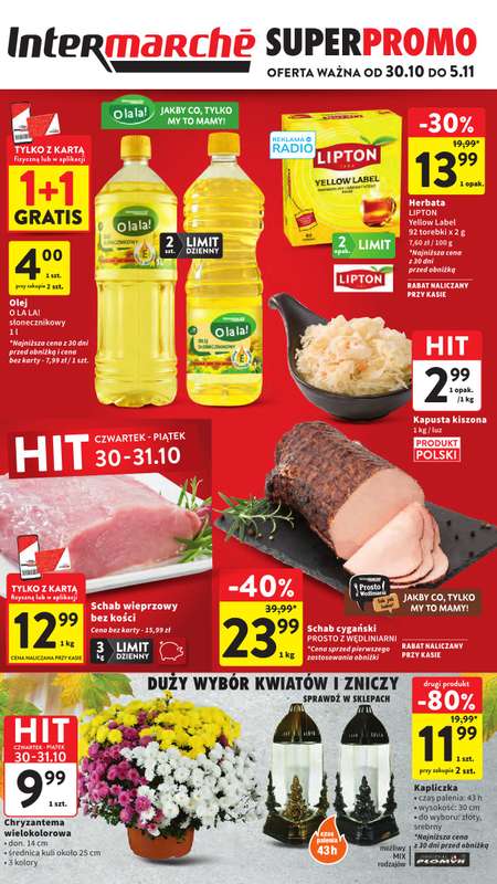 Intermarche - gazetka promocyjna Gazetka od czwartku 30.10 do 艣rody 05.11 Intermarche - gazetka promocyjna Gazetka od czwartku 30.10 do 艣rody 05.11