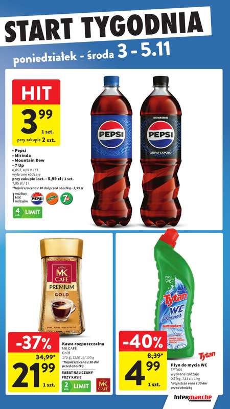Intermarche - gazetka promocyjna Intertani start tygodnia od poniedzia艂ku 03.11 do 艣rody 05.11 - strona 3 Intermarche - gazetka promocyjna Intertani start tygodnia od poniedzia艂ku 03.11 do 艣rody 05.11 - strona 3