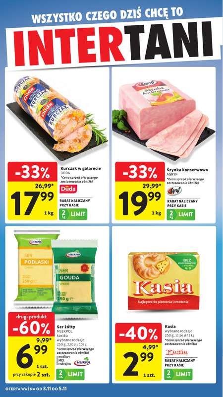 Intermarche - gazetka promocyjna Intertani start tygodnia od poniedziałku 03.11 do środy 05.11 - strona 2