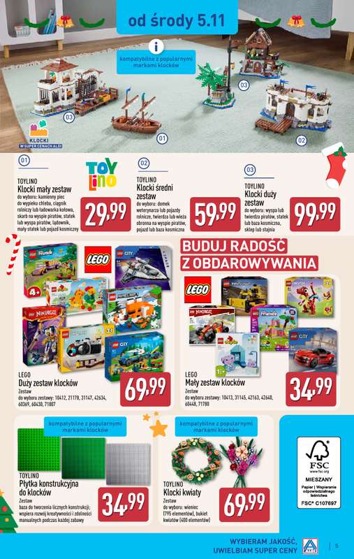 Aldi - gazetka promocyjna Aldi ma to co艣! od 艣rody 05.11 do soboty 08.11 - strona 5 Aldi - gazetka promocyjna Aldi ma to co艣! od 艣rody 05.11 do soboty 08.11 - strona 5