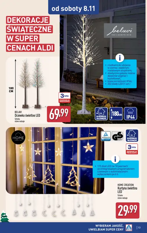 Aldi - gazetka promocyjna Aldi ma to coś! od środy 05.11 do soboty 08.11 - strona 13