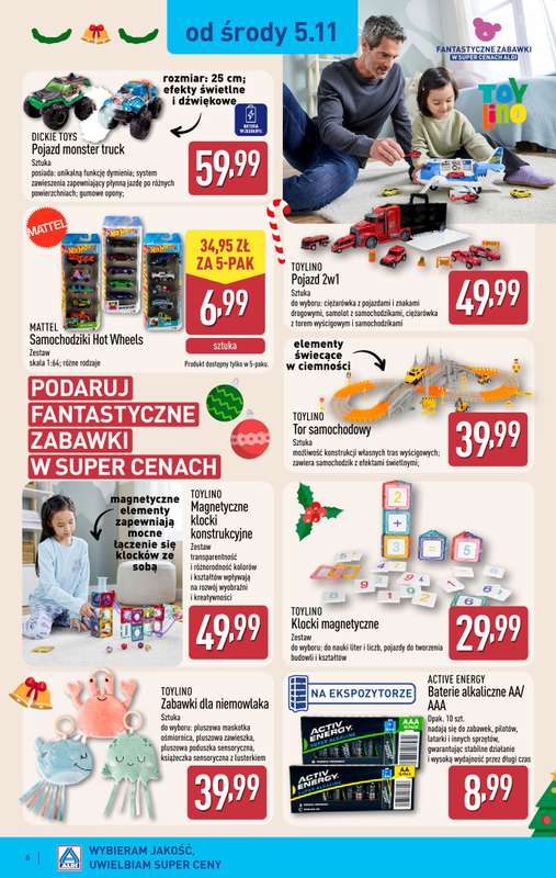 Aldi - gazetka promocyjna Aldi ma to co艣! od 艣rody 05.11 do soboty 08.11 - strona 6 Aldi - gazetka promocyjna Aldi ma to co艣! od 艣rody 05.11 do soboty 08.11 - strona 6