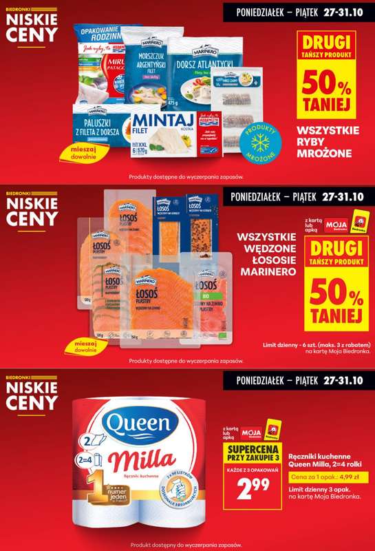 Biedronka - gazetka promocyjna Biedronkowe oszcz臋dno艣ci od poniedzia艂ku 27.10 do 艣rody 29.10 - strona 8 Biedronka - gazetka promocyjna Biedronkowe oszcz臋dno艣ci od poniedzia艂ku 27.10 do 艣rody 29.10 - strona 8
