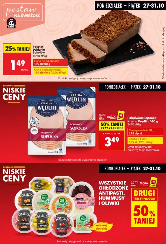 Biedronka - gazetka promocyjna Biedronkowe oszczędności od poniedziałku 27.10 do środy 29.10 - strona 7