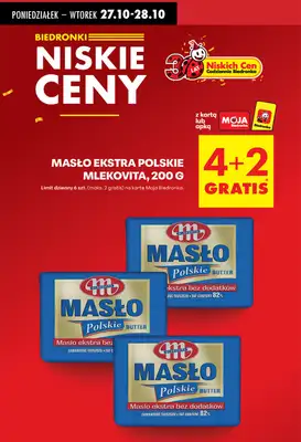 Biedronka - gazetka promocyjna Biedronkowe oszczędności od poniedziałku 27.10 do środy 29.10 - strona 4 Biedronka - gazetka promocyjna Biedronkowe oszczędności od poniedziałku 27.10 do środy 29.10 - strona 4