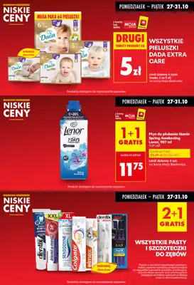 Biedronka - gazetka promocyjna Biedronkowe oszczędności od poniedziałku 27.10 do środy 29.10 - strona 9 Biedronka - gazetka promocyjna Biedronkowe oszczędności od poniedziałku 27.10 do środy 29.10 - strona 9