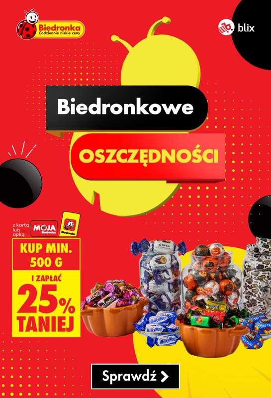 Biedronka - gazetka promocyjna Biedronkowe oszczędności od poniedziałku 27.10 do środy 29.10