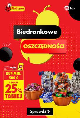 Biedronka - gazetka promocyjna Biedronkowe oszczędności od poniedziałku 27.10 do środy 29.10 Biedronka - gazetka promocyjna Biedronkowe oszczędności od poniedziałku 27.10 do środy 29.10