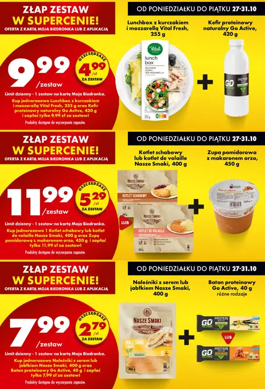 Biedronka - gazetka promocyjna Biedronkowe oszczędności od poniedziałku 27.10 do środy 29.10 - strona 10