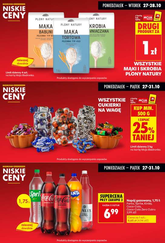 Biedronka - gazetka promocyjna Biedronkowe oszcz臋dno艣ci od poniedzia艂ku 27.10 do 艣rody 29.10 - strona 3 Biedronka - gazetka promocyjna Biedronkowe oszcz臋dno艣ci od poniedzia艂ku 27.10 do 艣rody 29.10 - strona 3