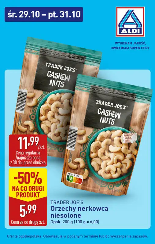 Aldi - gazetka promocyjna Super promocje od środy! od środy 29.10 do piątku 31.10 - strona 6