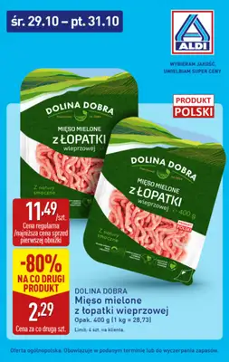 Aldi - gazetka promocyjna Super promocje od środy! od środy 29.10 do piątku 31.10 - strona 2 Aldi - gazetka promocyjna Super promocje od środy! od środy 29.10 do piątku 31.10 - strona 2