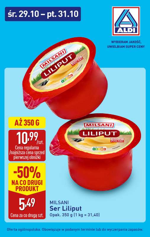 Aldi - gazetka promocyjna Super promocje od 艣rody! od 艣rody 29.10 do pi膮tku 31.10 - strona 10 Aldi - gazetka promocyjna Super promocje od 艣rody! od 艣rody 29.10 do pi膮tku 31.10 - strona 10