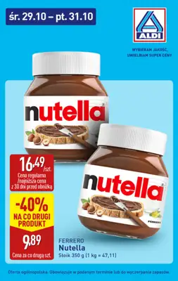Aldi - gazetka promocyjna Super promocje od środy! od środy 29.10 do piątku 31.10 - strona 9 Aldi - gazetka promocyjna Super promocje od środy! od środy 29.10 do piątku 31.10 - strona 9