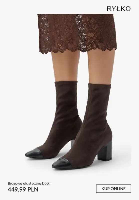 Ryłko - gazetka promocyjna Chocolate vibe - obuwie damskie od poniedziałku 27.10  - strona 8