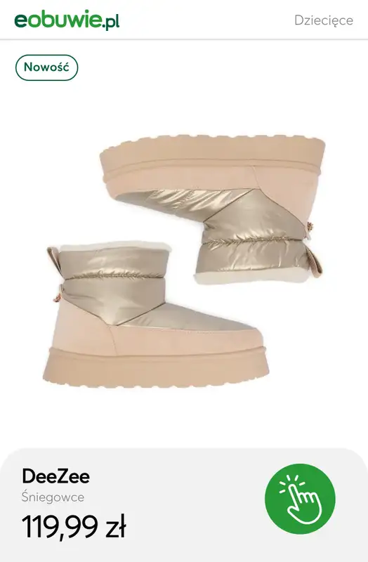 eobuwie.pl - gazetka promocyjna Zimowe nowości – buty dziecięce od 119,99 zł od poniedziałku 27.10  - strona 11