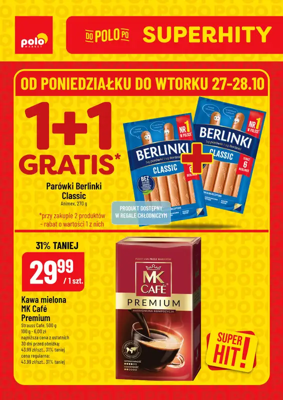 POLOmarket - gazetka promocyjna Super hity  