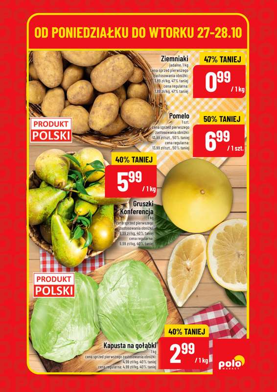 POLOmarket - gazetka promocyjna Super hity od poniedzia艂ku 27.10 do wtorku 28.10 - strona 3 POLOmarket - gazetka promocyjna Super hity od poniedzia艂ku 27.10 do wtorku 28.10 - strona 3
