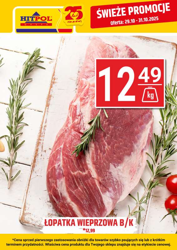 Hitpol - gazetka promocyjna 艢wie偶e promocje! od 艣rody 29.10 do pi膮tku 31.10 Hitpol - gazetka promocyjna 艢wie偶e promocje! od 艣rody 29.10 do pi膮tku 31.10