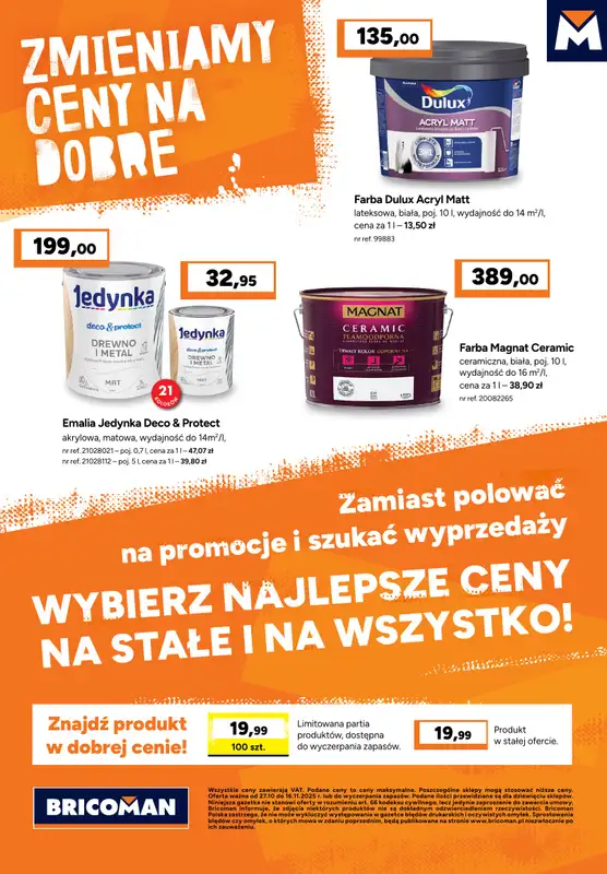 Bricoman - gazetka promocyjna Gazetka od poniedziałku 27.10 do niedzieli 16.11 - strona 12