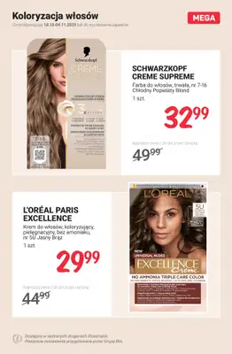 Rossmann - gazetka promocyjna MEGA promocje na produkty do włosów od poniedziałku 27.10 do wtorku 04.11 - strona 12 Rossmann - gazetka promocyjna MEGA promocje na produkty do włosów od poniedziałku 27.10 do wtorku 04.11 - strona 12