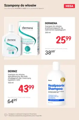 Rossmann - gazetka promocyjna MEGA promocje na produkty do włosów od poniedziałku 27.10 do wtorku 04.11 - strona 3 Rossmann - gazetka promocyjna MEGA promocje na produkty do włosów od poniedziałku 27.10 do wtorku 04.11 - strona 3
