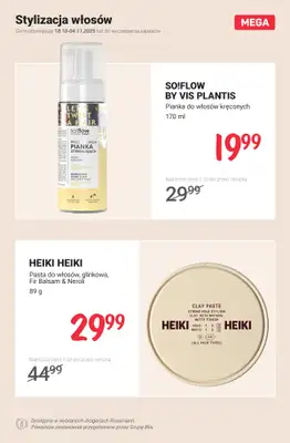 Rossmann - gazetka promocyjna MEGA promocje na produkty do włosów od poniedziałku 27.10 do wtorku 04.11 - strona 9 Rossmann - gazetka promocyjna MEGA promocje na produkty do włosów od poniedziałku 27.10 do wtorku 04.11 - strona 9