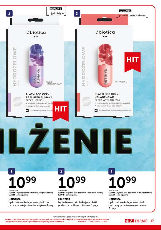 Ziko Dermo - gazetka promocyjna Zrównoważona pielęgnacja od czwartku 30.10 do środy 12.11 - strona 17