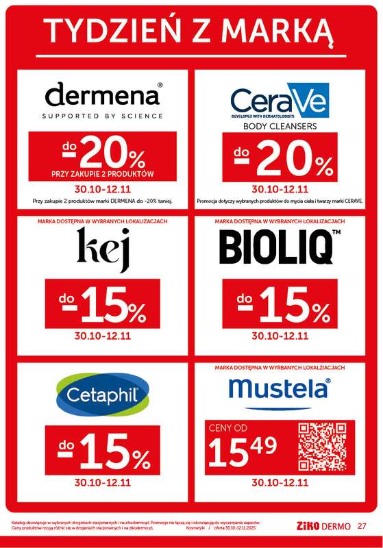 Ziko Dermo - gazetka promocyjna Zrównoważona pielęgnacja od czwartku 30.10 do środy 12.11 - strona 27