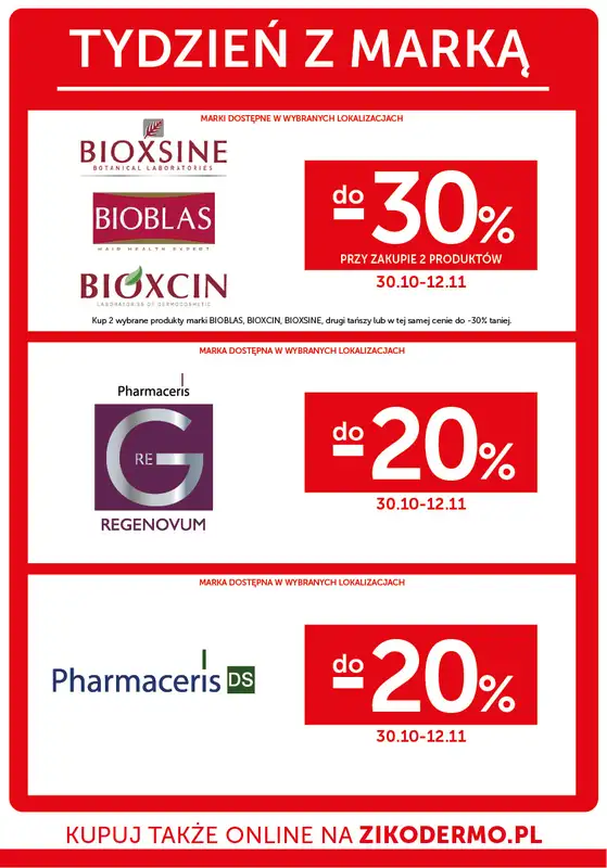 Ziko Dermo - gazetka promocyjna Zrównoważona pielęgnacja od czwartku 30.10 do środy 12.11 - strona 26