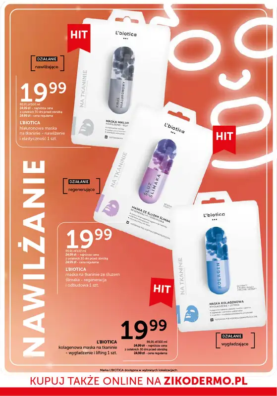 Ziko Dermo - gazetka promocyjna Zrównoważona pielęgnacja od czwartku 30.10 do środy 12.11 - strona 10
