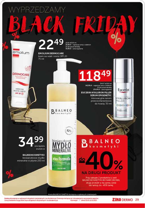 Ziko Dermo - gazetka promocyjna Zrównoważona pielęgnacja od czwartku 30.10 do środy 12.11 - strona 29
