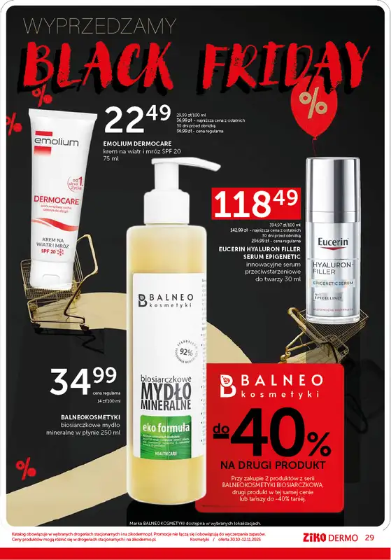 Ziko Dermo - gazetka promocyjna Zrównoważona pielęgnacja od czwartku 30.10 do środy 12.11 - strona 29